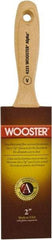 Wooster Brush - 2" Flat Synthetic Varnish Brush - 2-11/16" Bristle Length, 6-1/2" Maple Beavertail Handle - All Tool & Supply