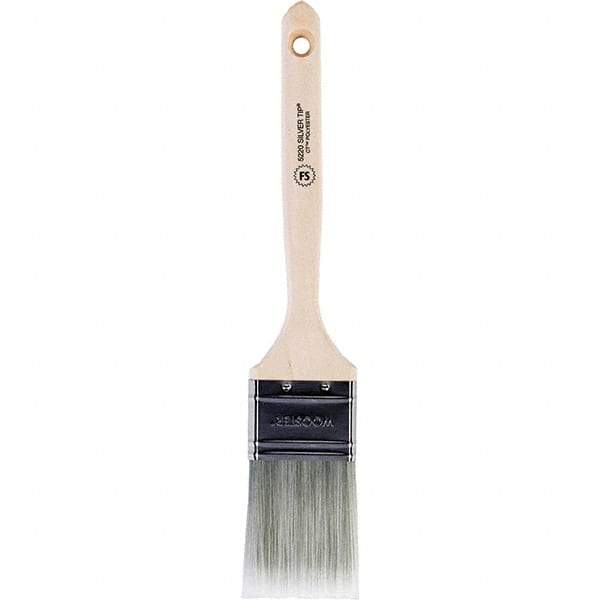 Wooster Brush - 2" Flat Synthetic Sash Brush - 2-11/16" Bristle Length, 7-3/4" Wood Fluted Handle - All Tool & Supply