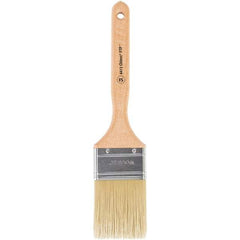 Wooster Brush - 2-1/2" Flat Synthetic Sash Brush - 2-15/16" Bristle Length, 7-7/8" Maple Fluted Handle - All Tool & Supply