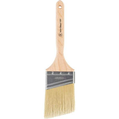 Wooster Brush - 3" Angled Synthetic Sash Brush - 3-3/16" Bristle Length, 7-7/8" Maple Fluted Handle - All Tool & Supply