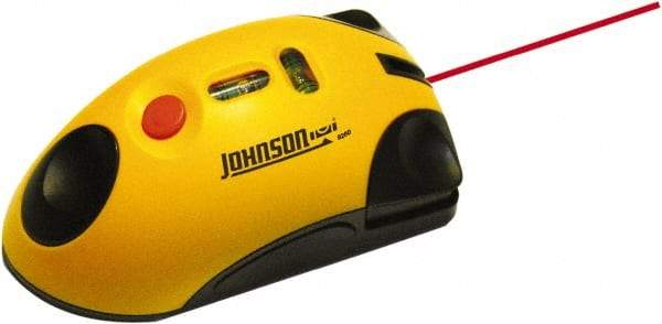 Johnson Level & Tool - 1 Beam 30' (Interior) Max Range Line Laser Level - Red Beam, 1/2" at 20' Accuracy, 4-1/4" Long x 1-3/4" Wide x 2-1/2" High, Battery Included - All Tool & Supply