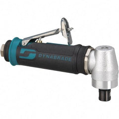 Dynabrade - 1/4" Collet, Angle Handle, Air Angle Die Grinder - 20,000 RPM, Rear Exhaust, 26 CFM, 0.4 hp, 90 psi, 1/4 NPT Inlet - All Tool & Supply