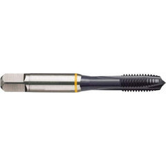 Spiral Point Tap: 3/8-16, UNC, 3 Flutes, Plug, 2B/3B, Cobalt, TiCN Finish 0.787″ Thread Length, 2.941″ OAL, Right Hand, H3, Series 4404