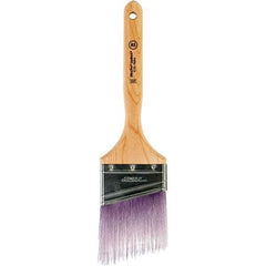 Wooster Brush - 3" Angled Synthetic Sash Brush - 3-3/16" Bristle Length, 7.77" Maple Fluted Handle - All Tool & Supply