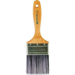 Wooster Brush - 3" Flat Synthetic Varnish Brush - 3-3/16" Bristle Length, 6-1/2" Maple Beavertail Handle - All Tool & Supply