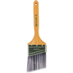 Wooster Brush - 3" Angled Synthetic Sash Brush - 3-3/16" Bristle Length, 7.88" Maple Fluted Handle - All Tool & Supply