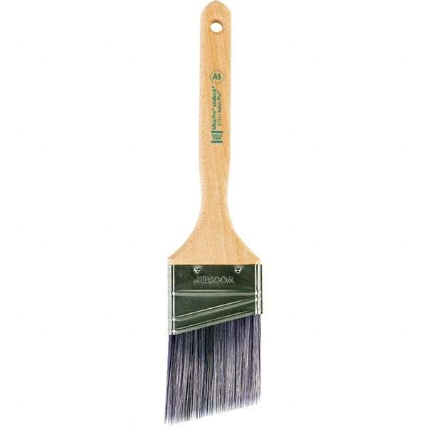 Wooster Brush - 2-1/2" Angled Synthetic Sash Brush - 2-15/16" Bristle Length, 7.88" Maple Fluted Handle - All Tool & Supply