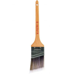 Wooster Brush - 2" Angled Nylon/Polyester Sash Brush - 2-7/16" Bristle Length, 8" Maple Rattail Handle - All Tool & Supply