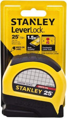 Stanley - 25' x 1" Tape Measure - 1/16" Graduation - All Tool & Supply