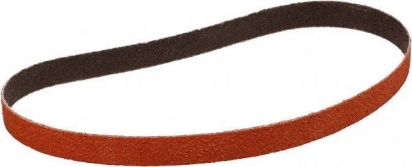 3M - 1/8" Wide x 18" OAL, 80 Grit, Ceramic Abrasive Belt - Ceramic, Coated, Cloth Backing, Series 777F - All Tool & Supply