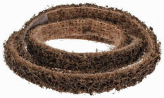 3M - 1/4" Wide x 18" OAL, Aluminum Oxide Abrasive Belt - Aluminum Oxide, Coarse, Nonwoven, Series SC-BS - All Tool & Supply