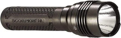 Streamlight - White LED Bulb, 725 Lumens, Industrial/Tactical Flashlight - Black Aluminum Body, 2 CR123A Lithium Batteries Included - All Tool & Supply