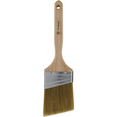 Wooster Brush - 3" Angled Hog Sash Brush - 3-3/16" Bristle Length, 7-1/8" Plastic Fluted Handle - All Tool & Supply