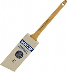 Wooster Brush - 2" Angled Hog Sash Brush - 2-3/16" Bristle Length, 8" Maple Rattail Handle - All Tool & Supply