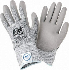 PIP - Size 2XL, ANSI Cut Lvl A3, Cut Resistant Gloves - Palm & Fingers Coated, Salt & Pepper - All Tool & Supply