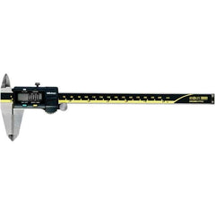 Mitutoyo - 0 to 8" Range 0.01mm Resolution, Electronic Caliper - Steel with 50mm Carbide-Tipped Jaws, 0.001" Accuracy - All Tool & Supply