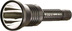 Streamlight - White LED Bulb, 200 Lumens, Industrial/Tactical Flashlight - Black Aluminum Body, 2 CR123A Lithium Batteries Included - All Tool & Supply