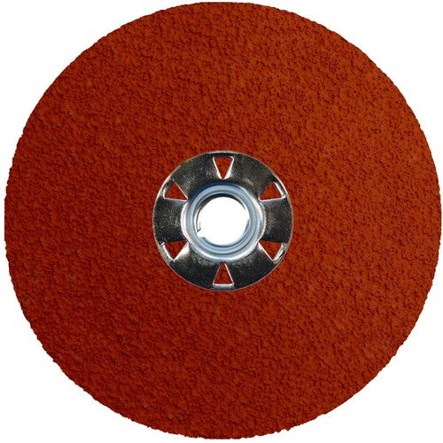 5X5/8-11 36G CER RESIN FIBER DISC - All Tool & Supply