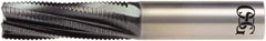 OSG - 5/16" Cutting Diam x 15/16" Length of Cut, 6 Flute, Spiral Router Bit - Diamond Coated, Right Hand Cut, Solid Carbide, 3" OAL x 3/8" Shank Diam, Roughing, 15° Helix Angle - All Tool & Supply