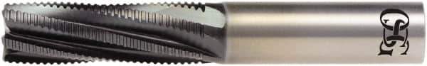 OSG - 3/8" Cutting Diam x 3/4" Length of Cut, 6 Flute, Spiral Router Bit - Diamond Coated, Right Hand Cut, Solid Carbide, 3" OAL x 3/8" Shank Diam, Roughing, 15° Helix Angle - All Tool & Supply