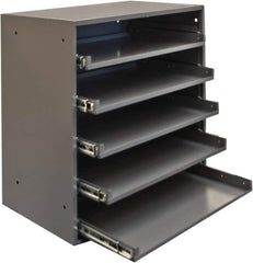 Durham - 5 Drawer, Small Parts Heavy Duty Bearing Slide Rack Cabinet - 12-1/2" Deep x 20-1/2" Wide x 21" High - All Tool & Supply