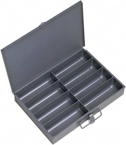 Durham - 13-3/8 Inches Wide x 2 Inches High x 9-1/4 Inches Deep Compartment Box - Steel , 8 Compartments - All Tool & Supply