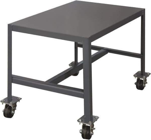 Durham - Mobile Work Bench - Steel, Gray, 36" Long x 24" Deep x 18" High - All Tool & Supply