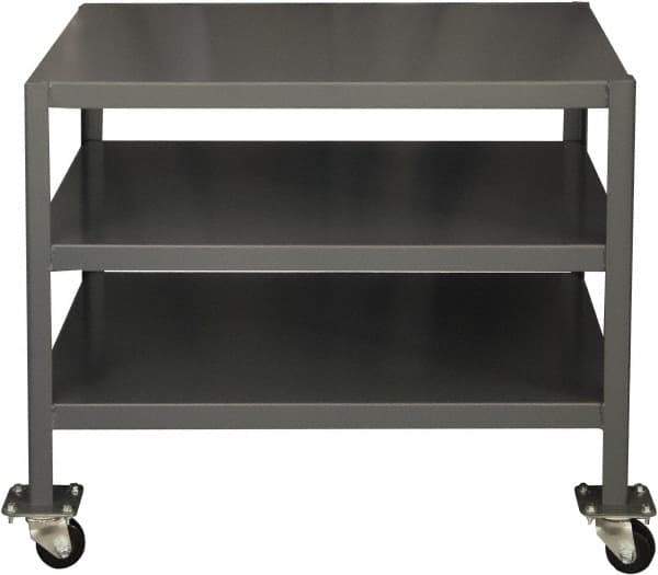 Durham - Mobile Work Bench - Steel, Gray, 36" Long x 24" Deep x 30" High - All Tool & Supply