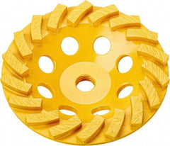 DeWALT - 5" Diam x 5/8" Hole x 1.1" Thick, I Hardness, Surface Grinding Wheel - Diamond, Type 11C9, Medium/Fine Grade - All Tool & Supply