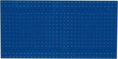 Triton - 24" Wide x 24" High Industrial Steel Tool Peg Board System - 2 Panels, Steel, Blue - All Tool & Supply