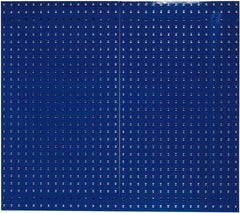 Triton - 24" Wide x 42-1/2" High Industrial Steel Tool Peg Board System - 2 Panels, Steel, Blue - All Tool & Supply