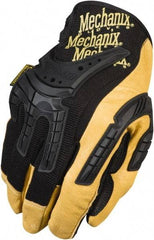 Mechanix Wear - Size S (8) Leather/TPR General Protection Work Gloves - For General Purpose, Uncoated, Hook & Loop Cuff, Full Fingered, Black, Paired - All Tool & Supply