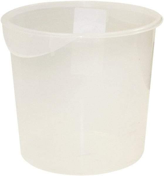 Rubbermaid - Round, Clear Polypropylene Food Storage Container - 11.9" High x 13.1" Wide - All Tool & Supply