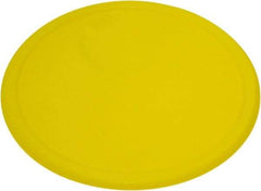 Rubbermaid - 10.3" Wide, Round Polyethylene Lid - Use with FG572300, FG572324, FG572400, FG572424 - All Tool & Supply