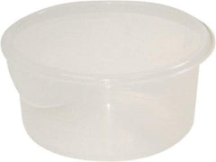 Rubbermaid - Round, Clear Polypropylene & Polycarbonate Food Storage Container - 10.6" High x 10" Wide - All Tool & Supply