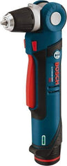 Bosch - 12 Volt 3/8" Chuck Right Angle Handle Cordless Drill - 0-1300 RPM, Reversible, 1 Lithium-Ion Battery Included - All Tool & Supply