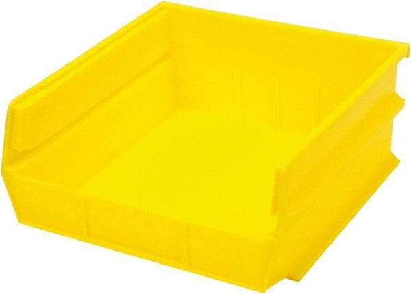 Triton - 10-7/8" Deep, Yellow Polypropylene Hopper Stacking Bin - 5" High x 11" Wide x 10-7/8" Long - All Tool & Supply