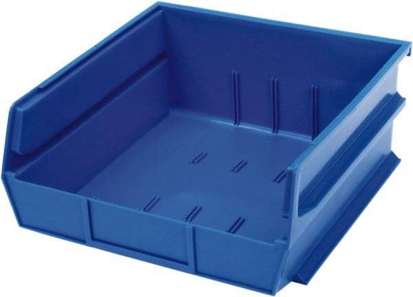 Triton - 10-7/8" Deep, Blue Polypropylene Hopper Stacking Bin - 5" High x 11" Wide x 10-7/8" Long - All Tool & Supply