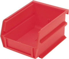 Triton - 5-3/8" Deep, Red Polypropylene Hopper Stacking Bin - 3" High x 4-1/8" Wide x 5-3/8" Long - All Tool & Supply