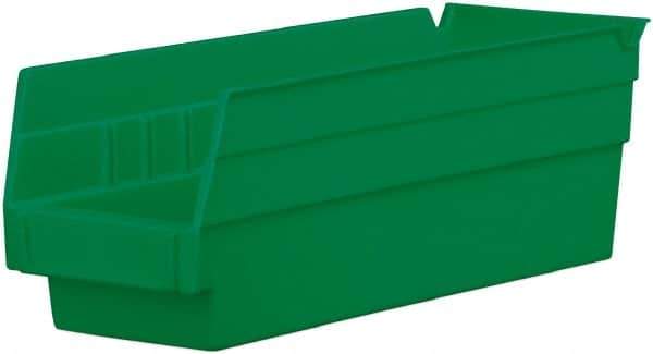 Akro-Mils - 11-5/8" Deep, Green Hopper Shelf Bin - 4" High x 4-1/8" Wide x 11-5/8" Long - All Tool & Supply