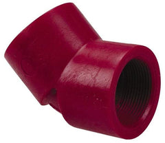 NIBCO - 2" PVDF Plastic Pipe 45° Elbow - Schedule 80, FIPT x FIPT End Connections - All Tool & Supply