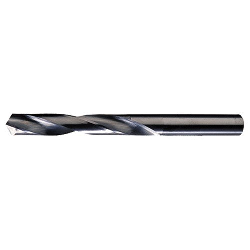 ‎1/8″ Dia. × 1/8″ Shank × 1-1/4″ Flute Length × 2-1/4″ OAL, 118°, Bright, 2xD Flute, Round Solid Carbide Drill