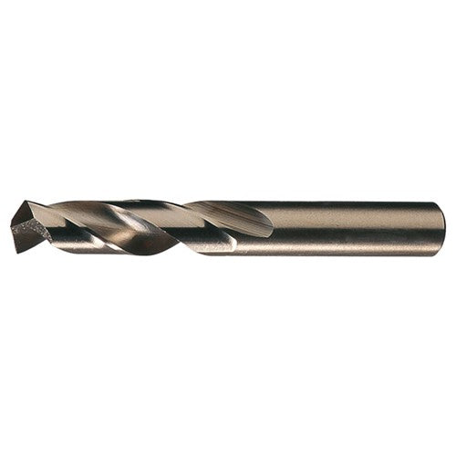 #22 RHS / RHC HSS-CO 8% (M42) 135 Degree Split Point Heavy Duty Cobalt Screw Machine Drill - Straw / Gold Oxide - Exact Industrial Supply