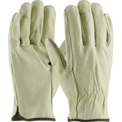 ‎70-300/M Leather Drivers Gloves - Top Grain Pigskin Leather Drivers - Industry Grade - Straight Thumb - Exact Industrial Supply