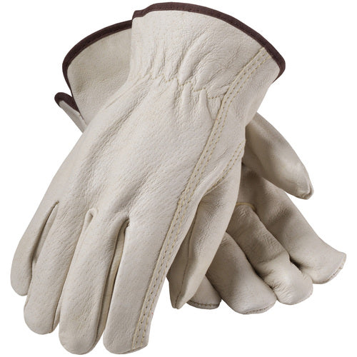 ‎70-368/L Leather Drivers Gloves - Top Grain Pigskin Leather Drivers - Premium Grade - Keystone Thumb