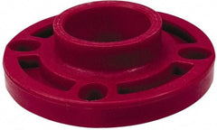 NIBCO - 3" Pipe, 7-1/2" OD, PVDF Socket Pipe Flange - Schedule 80, Red - All Tool & Supply