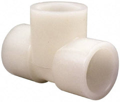 NIBCO - 2" PVDF Plastic Pipe Socket Tee - Schedule 80, S x S x S End Connections - All Tool & Supply