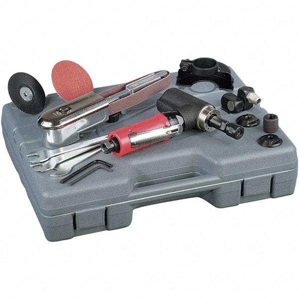 Autobrade Red - Pneumatic Multi Tool Kit - 20,000 RPM, 1/4 NPT Inlet - All Tool & Supply