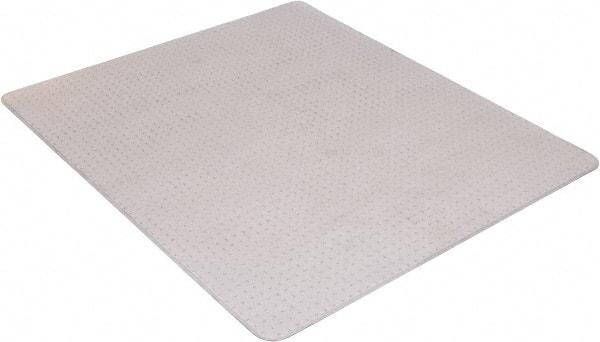 Aleco - 53" Long x 45" Wide, Chair Mat - Rectangular, Beveled Edge Style, Includes Anchorpoints - All Tool & Supply