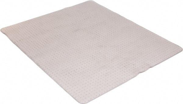 Aleco - 60" Long x 46" Wide, Chair Mat - Rectangular, Beveled Edge Style, Includes Anchorpoints - All Tool & Supply